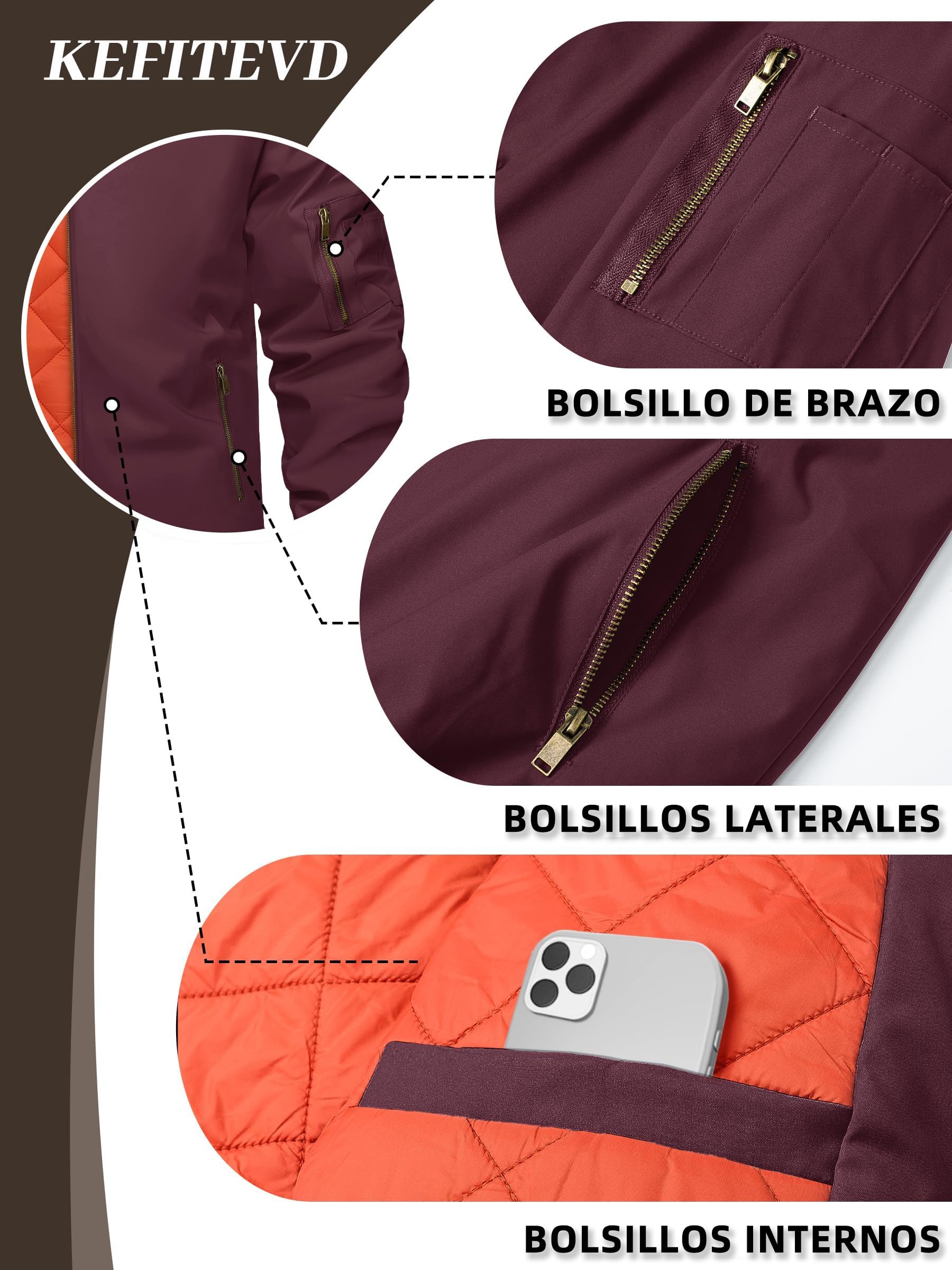KEFITEVD Chaqueta Hombre Invierno Antiviento Casual Exterior Funcional | Chaqueta hombre resistente y cómoda con diseño funcional,ideal para invierno,trabajo,ocio y actividades al aire libre
