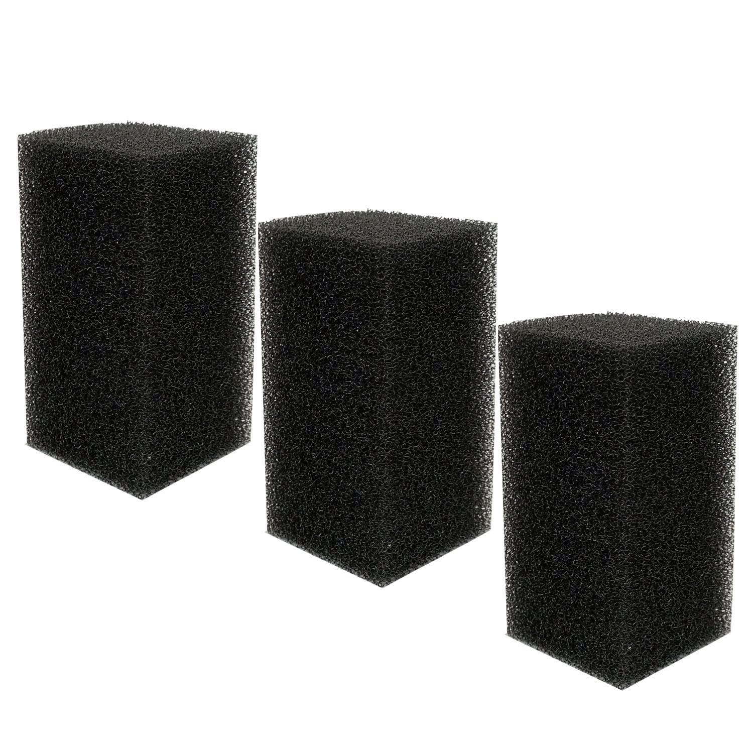Jainsons Pet Products Pre-Filter Sponge, Aquarium Pre Filter Foam Sponge Compatible Filter Accessories for Fish Tank Aquarium (RECTANGULAR-3PCS)