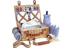 Wicker Picnic Basket: Perfect for Family Outings and Romantic Rendezvous