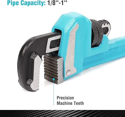 Miniatura 5 de DURATECH Juego de llaves Sillcock de 4 vías y llave de tubo resistente de 8 pulgadas