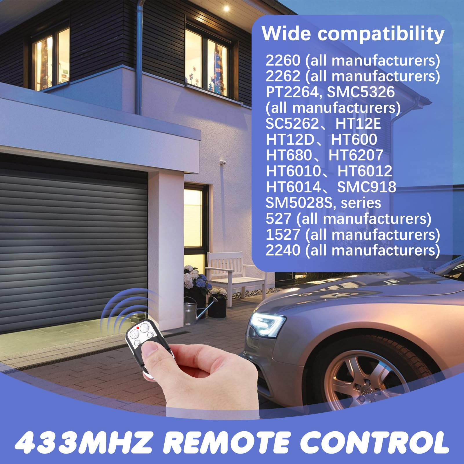 2-Kanaals Ontvanger Compatil Alutech Een-Motoren... - Vicedeal