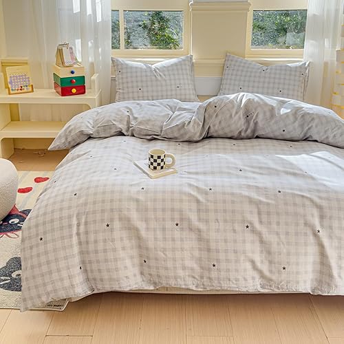 Miniatura 9 de BlueBlue Juego de funda de edredón con diseño de conejo tamaño Queen, 100% algodón, ropa de cama para niños, niñas, adolescentes, con dibujos