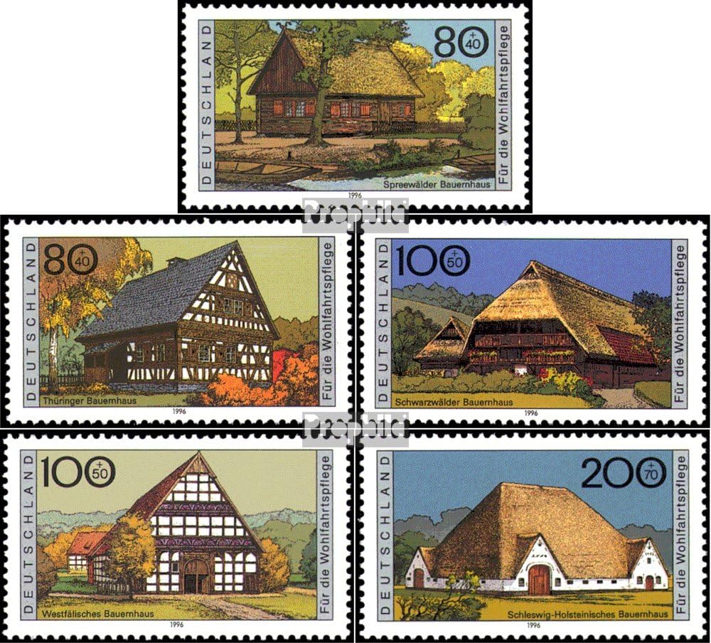 FRD (FR.Germany) 1883-1887 (Complete.Issue.) FDC 1996 for The Welfare 1996 (Stamps for Collectors)