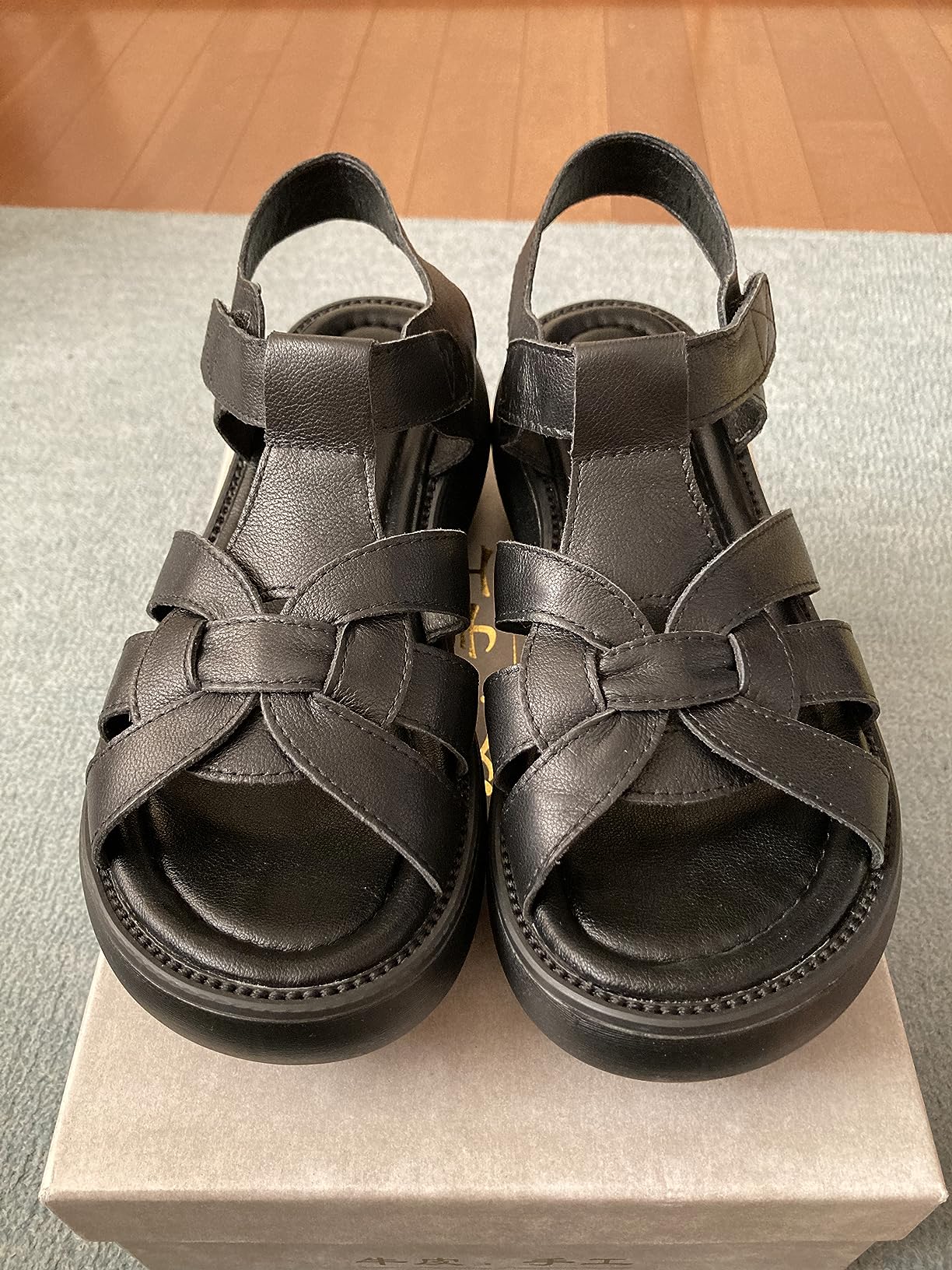 Amazon | [MIDIRO] サンダル レディース カジュアルサンダル カジュアル 厚底 袴用 通学 通勤 歩きやすい 通気性 ソフト ...