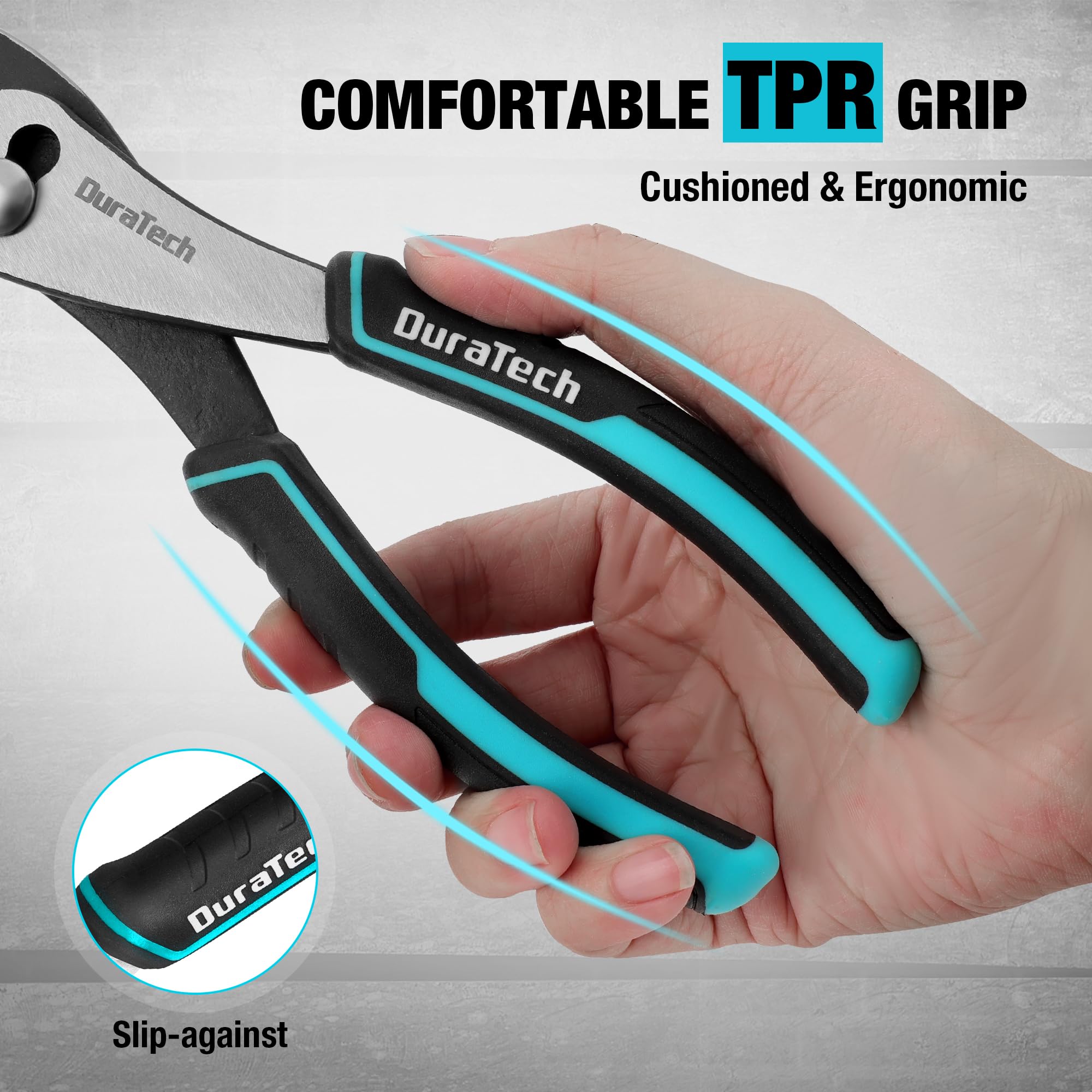 DURATECH Slip Joint Pliers - Durable & Comfortable -3