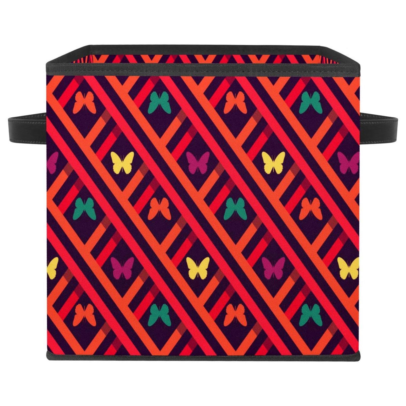 Boîte de rangement pliable pour jouets et livres qui encombre le placard
