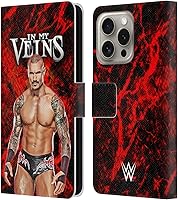 Vista 25 de Head Case Designs Officially Licensed WWE in My Veins Randy Orton Leather Wallet Case Compatible with Apple iPhone 7 Plus/iPhone 8 Plus
