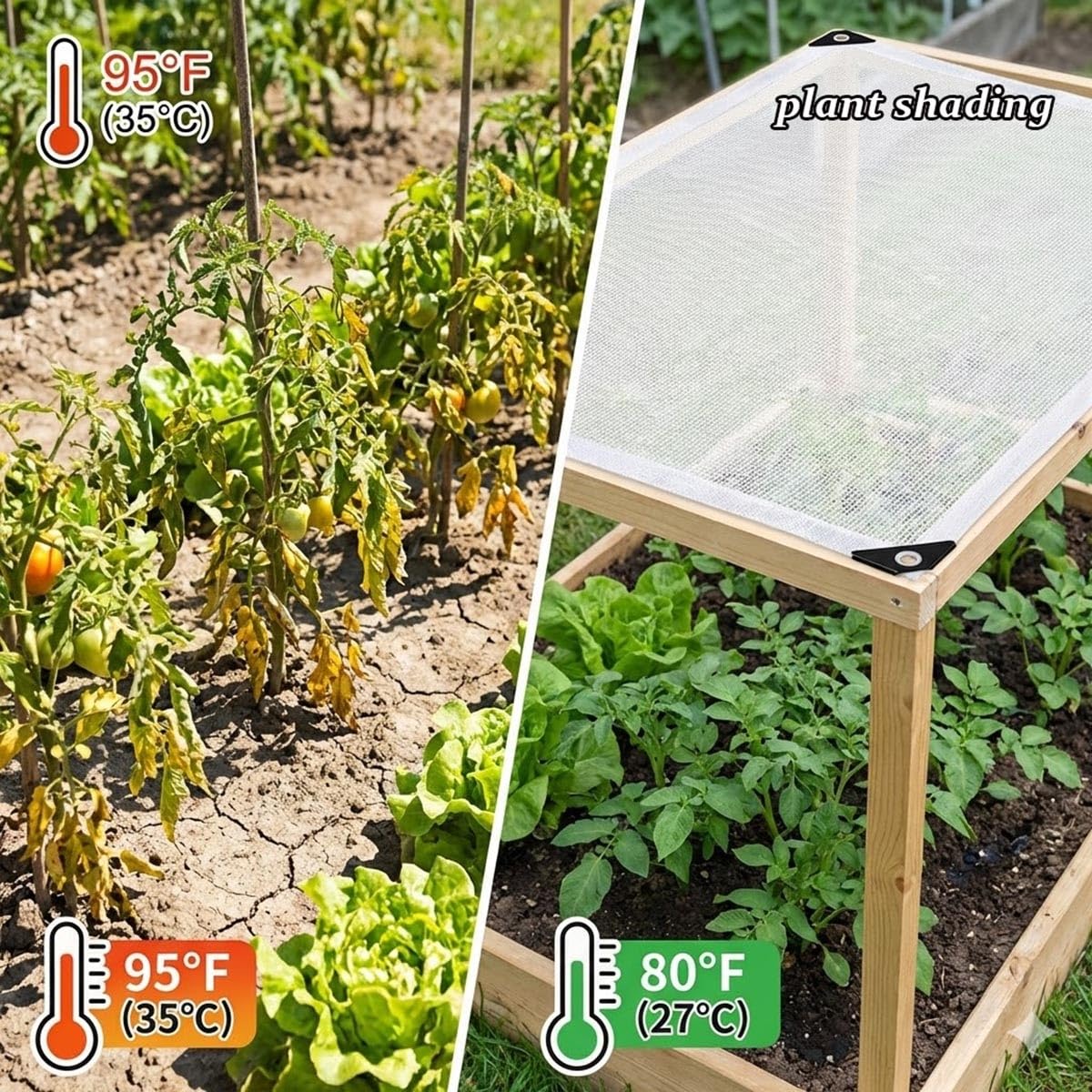 Malla Sombreadora con Ojales 55% Anti-UV, Red de Sombra Resistente | Tela de Sombra Protección Solar Exterior, Vela de Sombra HDPE, para Invernadero Jardín Pérgola(4.0m x 8m(13.1ft x 26.2ft))