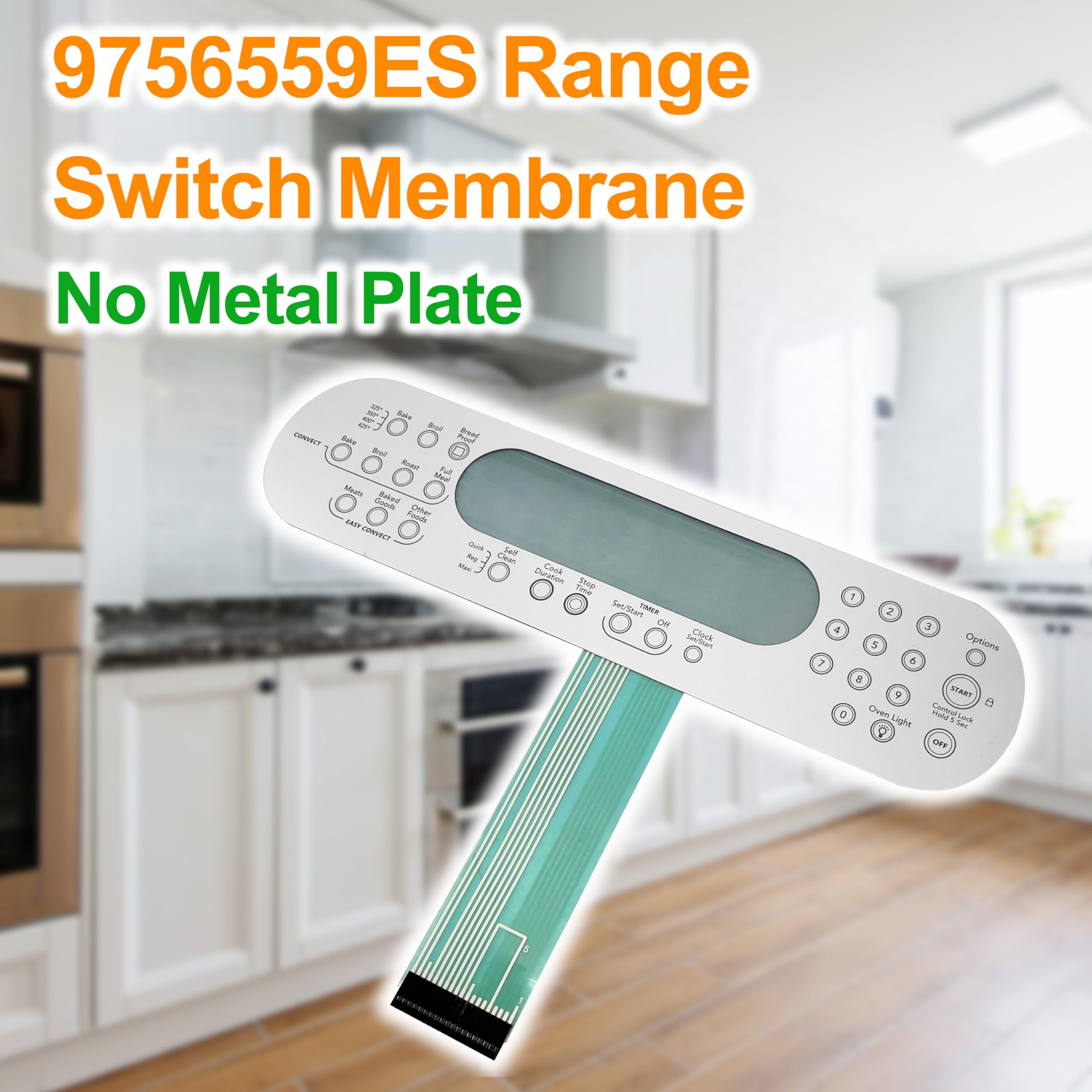 Amazon.com: ShineUs 9756559ES Switch Membrane No Metal Plate 