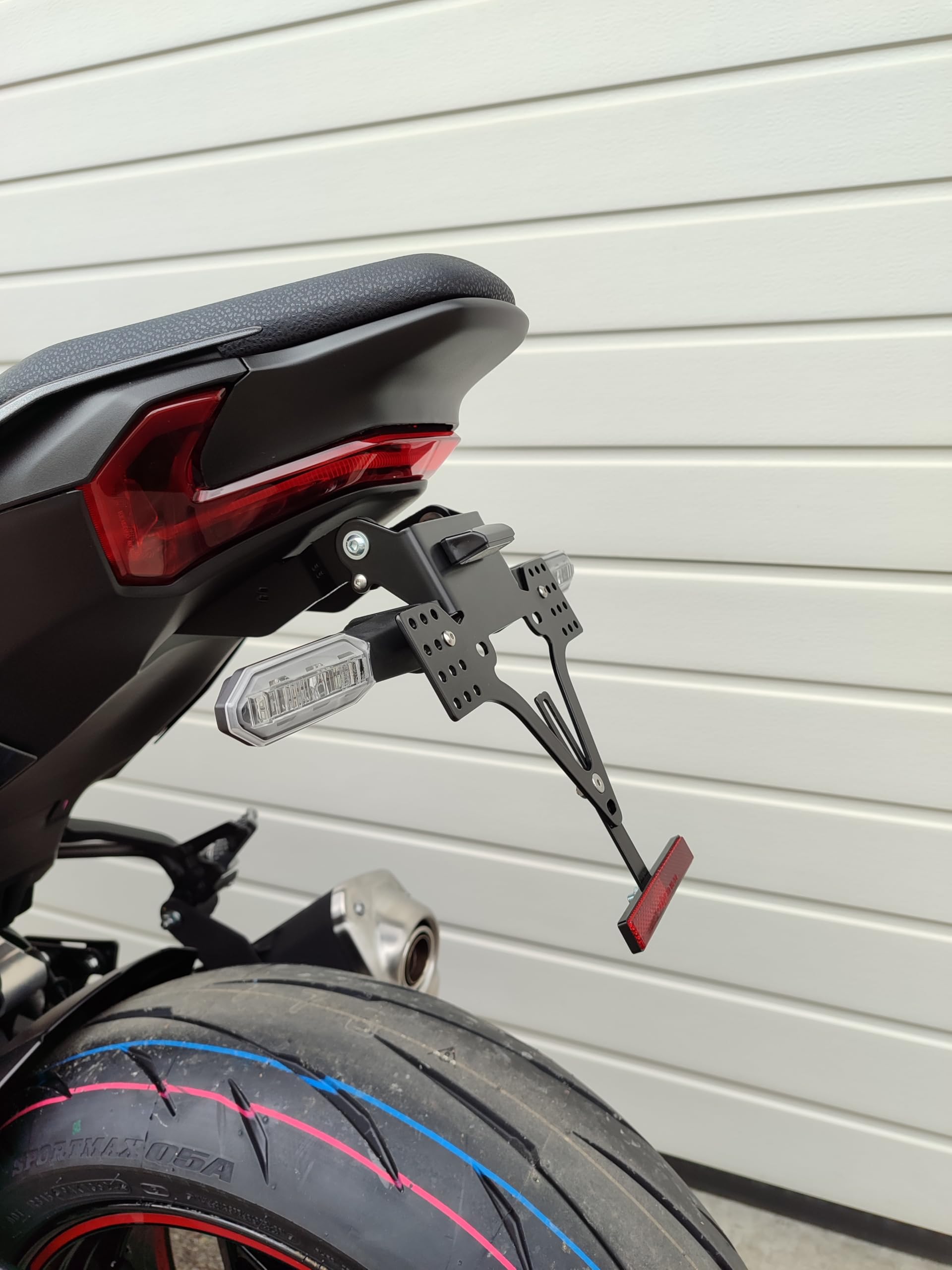 Short number plate holder for Kawasaki Z900 from 2025, EVO Kawa