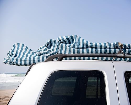 Miniatura 6 de PAMGEA Surf Squared Surfboard Sock Cover - Bolsa protectora ligera y elástica - Elige tamaños 5'8, 6'0, 6'4, 6'8, 6'10, 7'6, 8'2, 9'0, 9'6, 10'6,