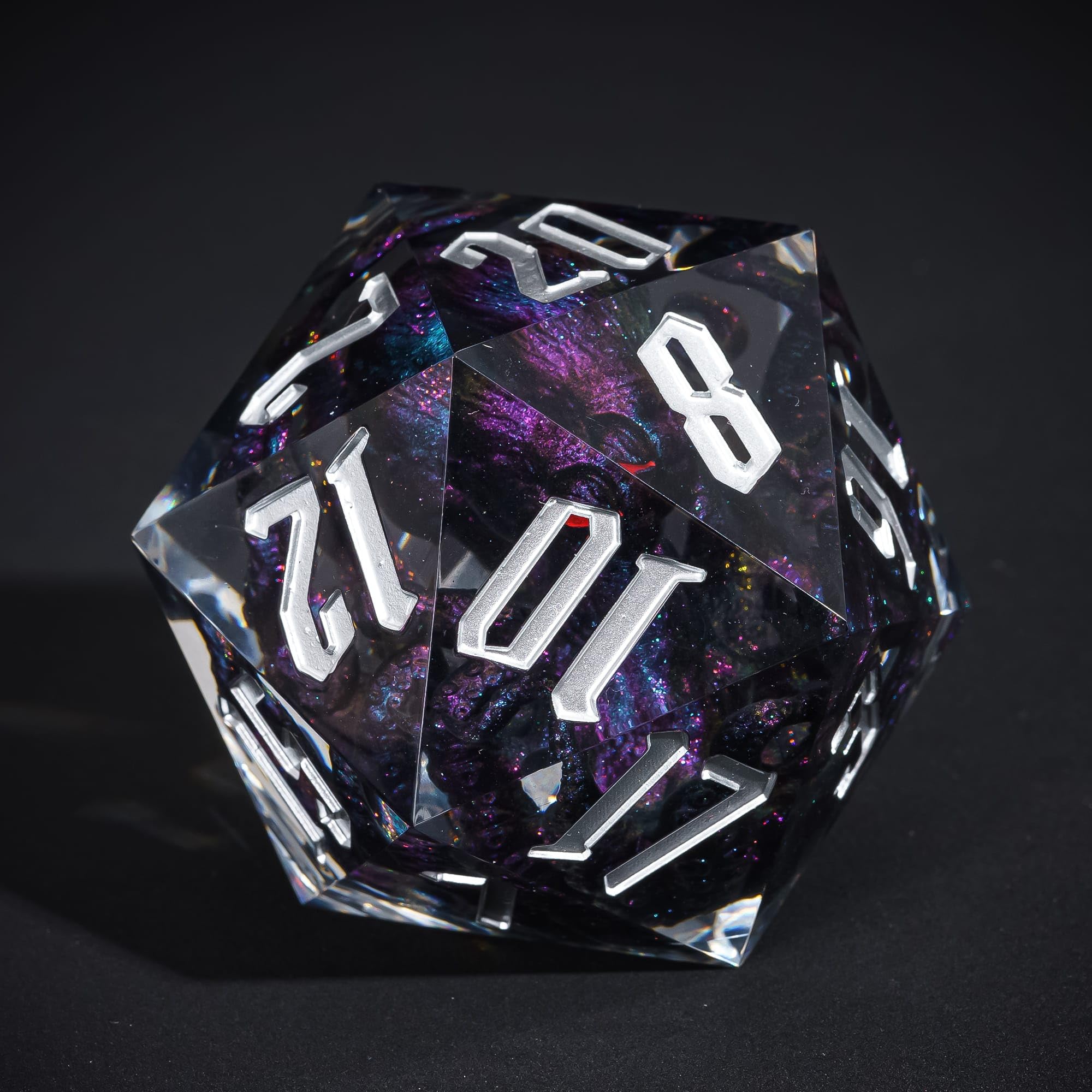 Cusdie Large D20 Dice 55mm with Sharp Edges, D&D 20 Sided Dice - Image 4