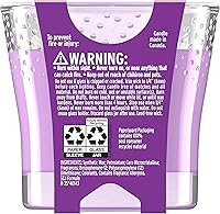 Vista 2 de Glade Tarro de velas, ambientador, Happy-Go-Lilac, 3.4 oz
