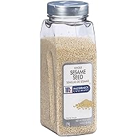 Vista 2 de McCormick Culinary Semilla de sésamo entera, 16 onzas, un recipiente de 16 onzas de semillas de sésamo blancas enteras sin cáscara, perfectas