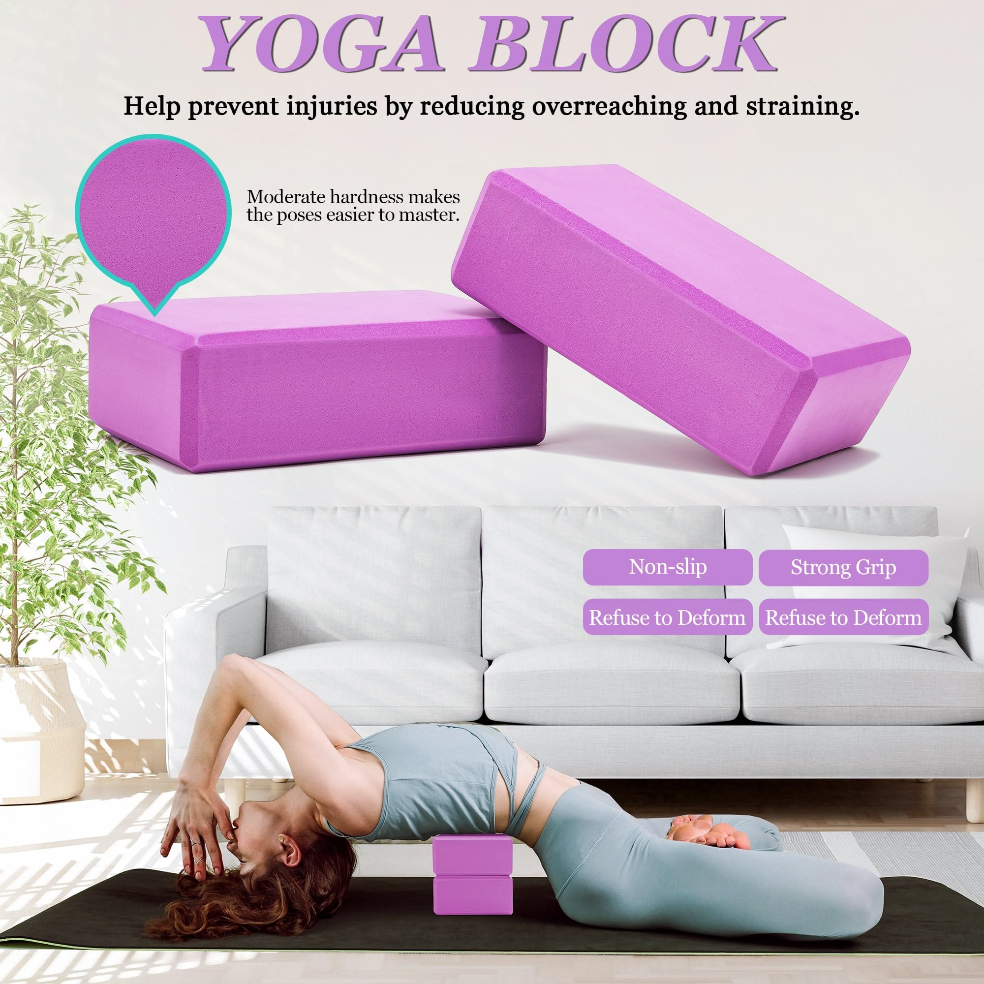 Juego de ruedas de yoga