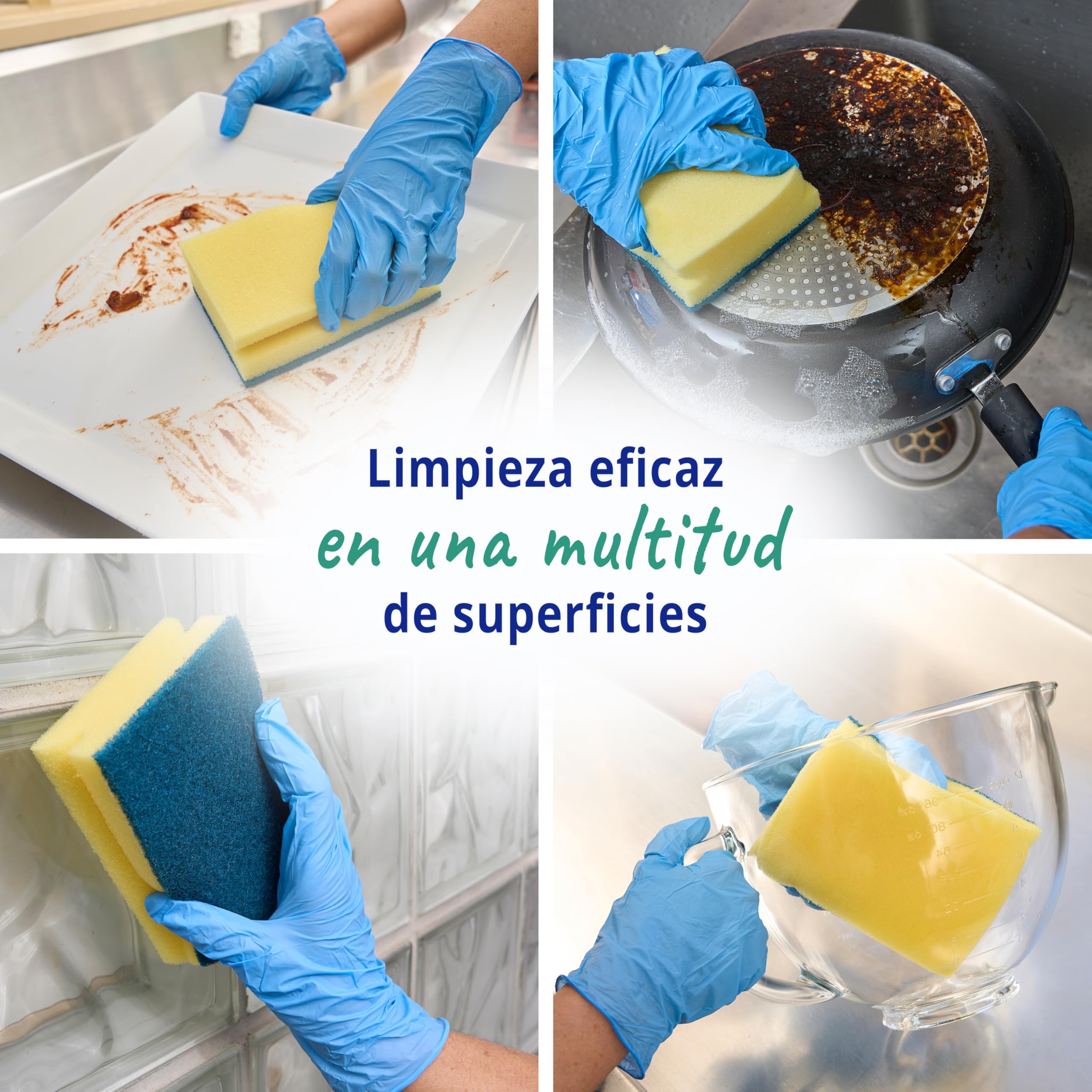 Spontex Specialist Estropajos con esponja XL Paquete de 6