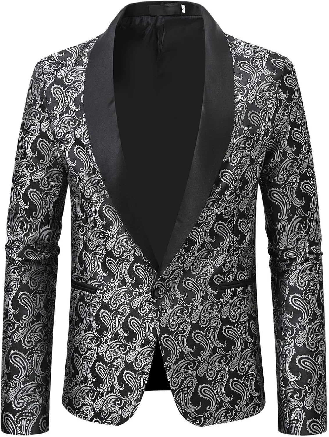 Veste à Paillettes Pour Homme – Coupe Ajustée, Style Festif, Parfaite Pour Soirées, Carnaval Et Fêtes - 3