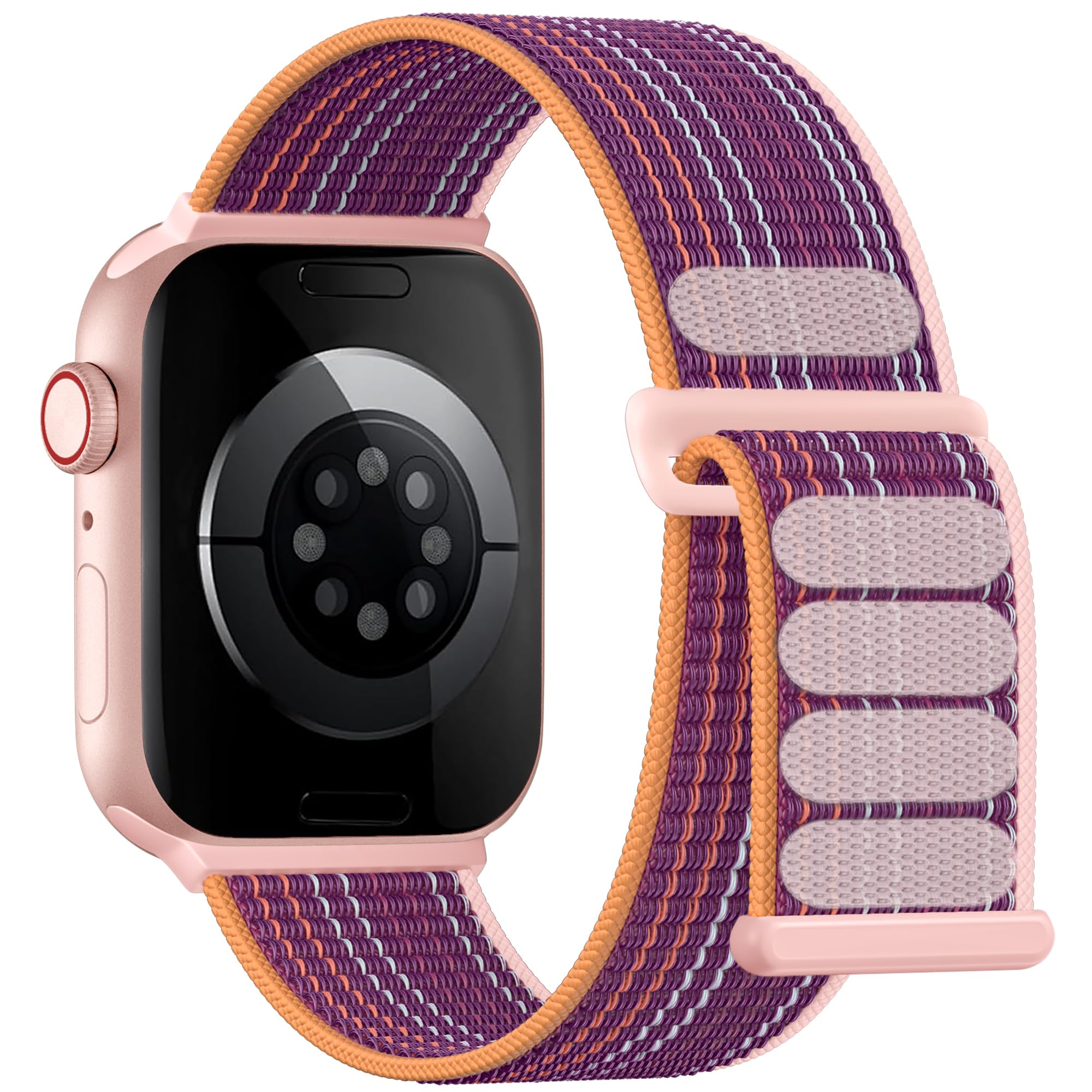 Lenrao Soft Nylon Sport Loop Compatible with Apple Watch Bands Women Men
