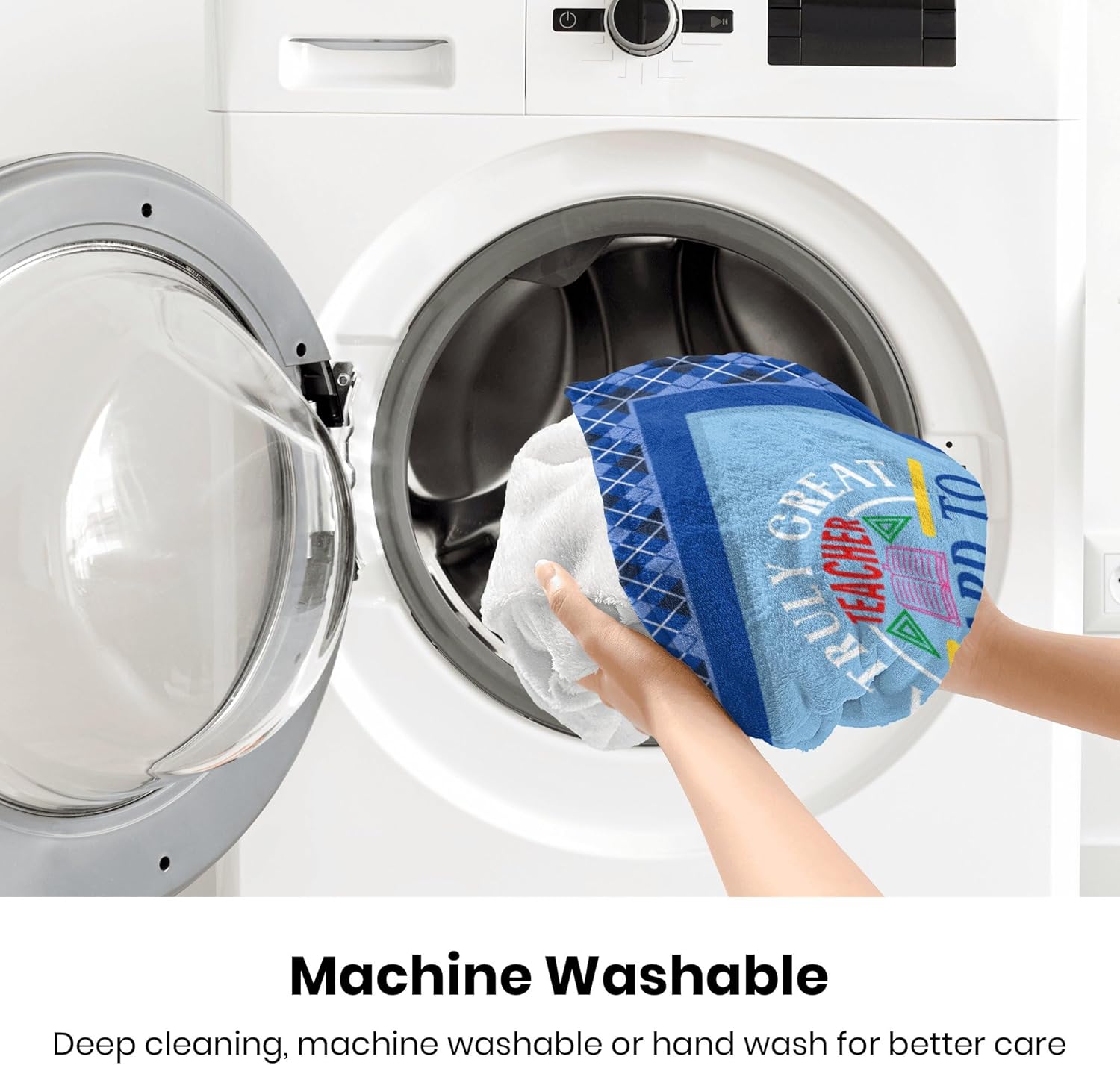 Teacher Appreciation Gifts, Teacher Gifts for Women Men Blanket 60"x50", Birthday Gift for Teachers Mentor, Thank You Teachers Gift Ideas for Teacher's Day Graduation Retirement Christmas - Image 7