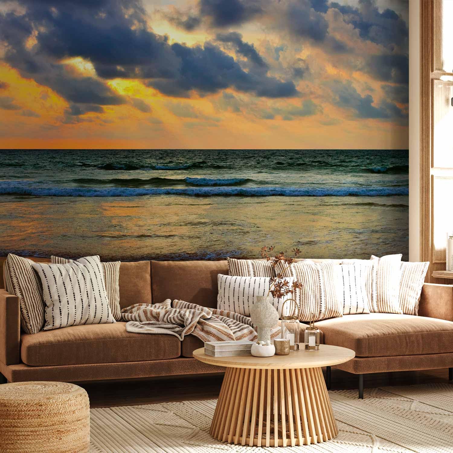 murando - Carta da Parati Moderna per Cameretta, Mare, 350x270 cm