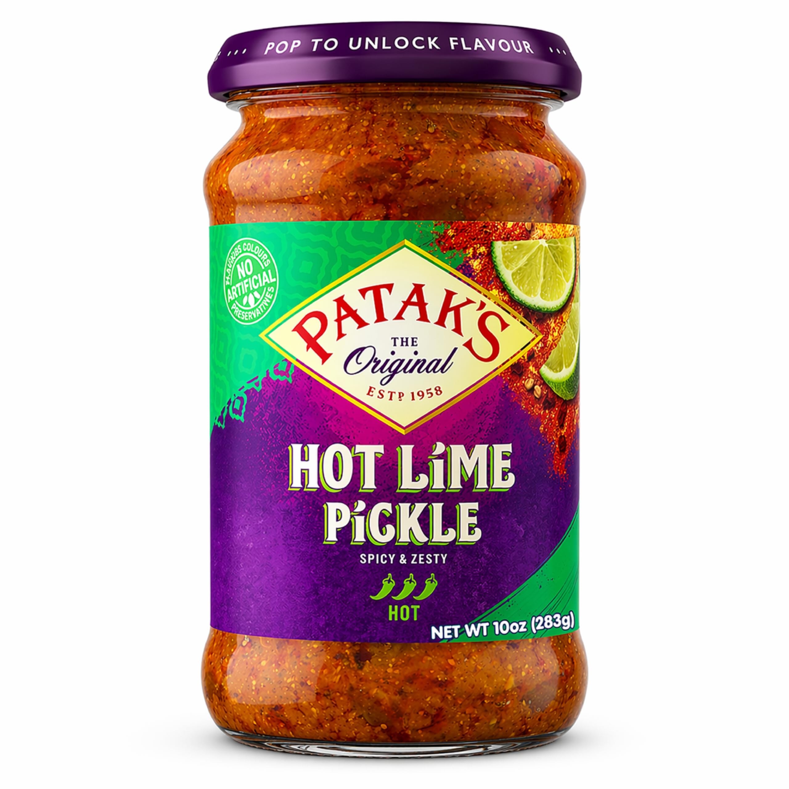 Patak's Gorąca marynata wapna (283 g) - opakowanie 6 szt.