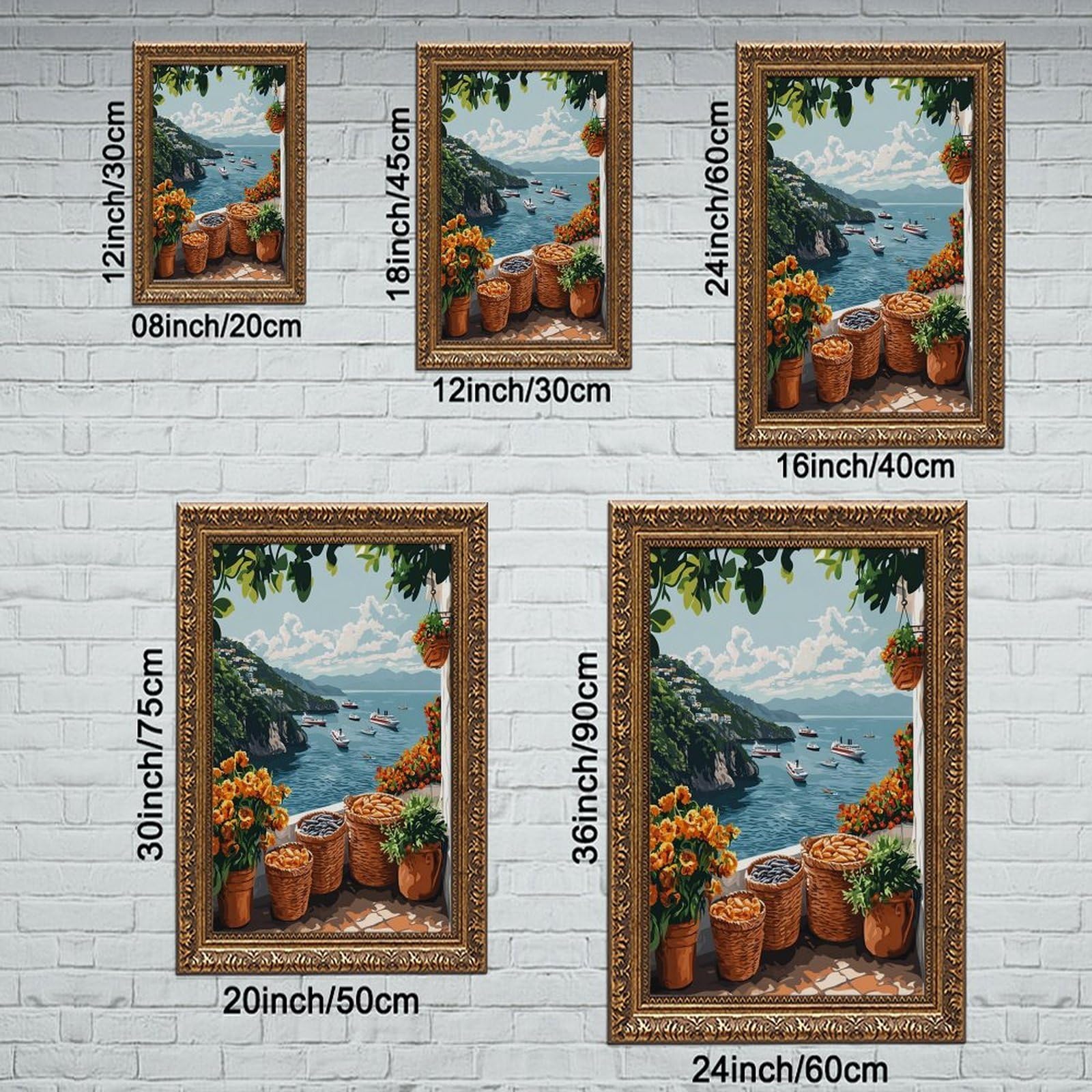 Batam Balkonkorb, Sardellen-Bananenchip-Poster, Leinwand-Poster, Schlafzimmer, Dekoration, Landschaft, Büro, Raumdekoration, Geschenk, 50,8 cm L x 76,2 cm B
