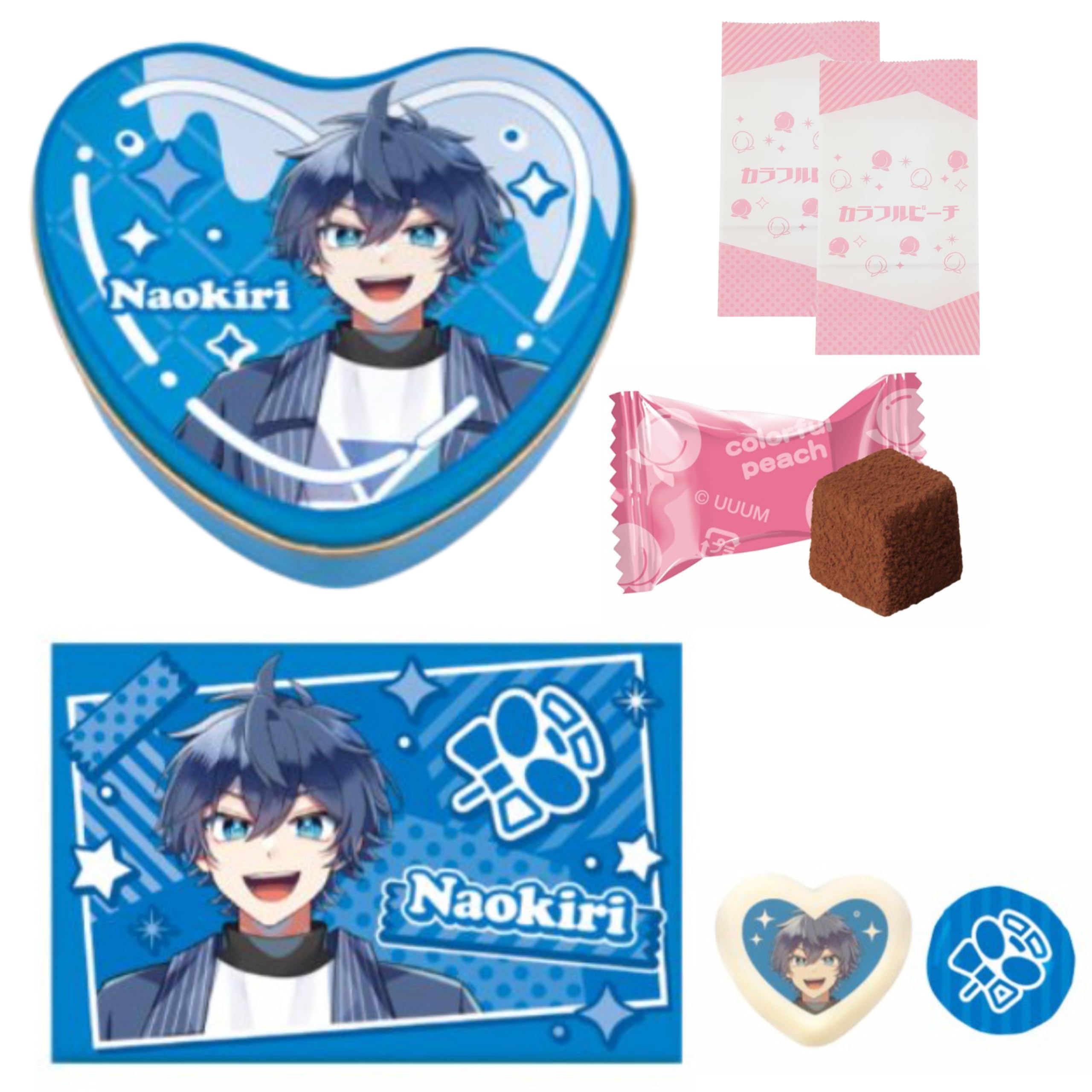 Amazon | カラフルピーチ からぴち ツインギフト ハートシールチョコ2
