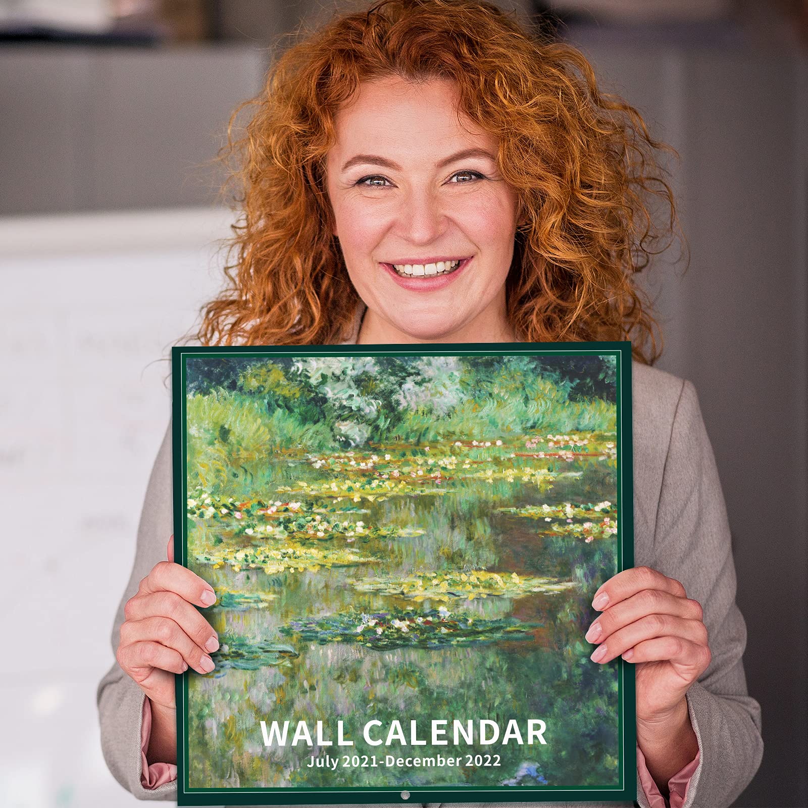Buy 2022 Calendar 2022 Wall Calendar, Jul. 2021 Dec. 2022, 30.5 x 61 cm (Open), Unruled