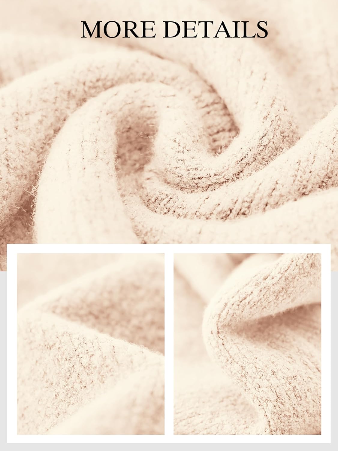 MASCOMODA Long Sleeve Crewneck Pullover Oversized Sweaters for Women Fall 2026 Casual Loose Fuzzy Chunky Knitted Jumper Tops - Image 6