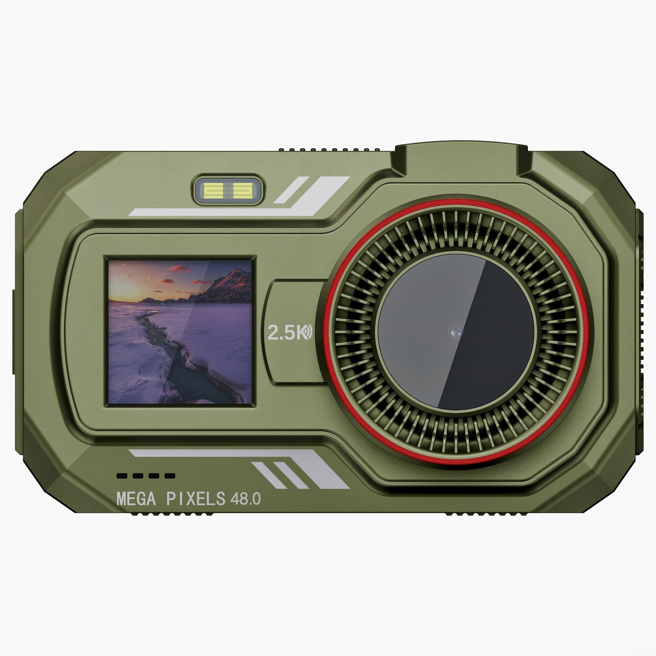 Cámara digital 2.5K con WiFi y doble pantalla de 3" para fotos nítidas sin errores 8