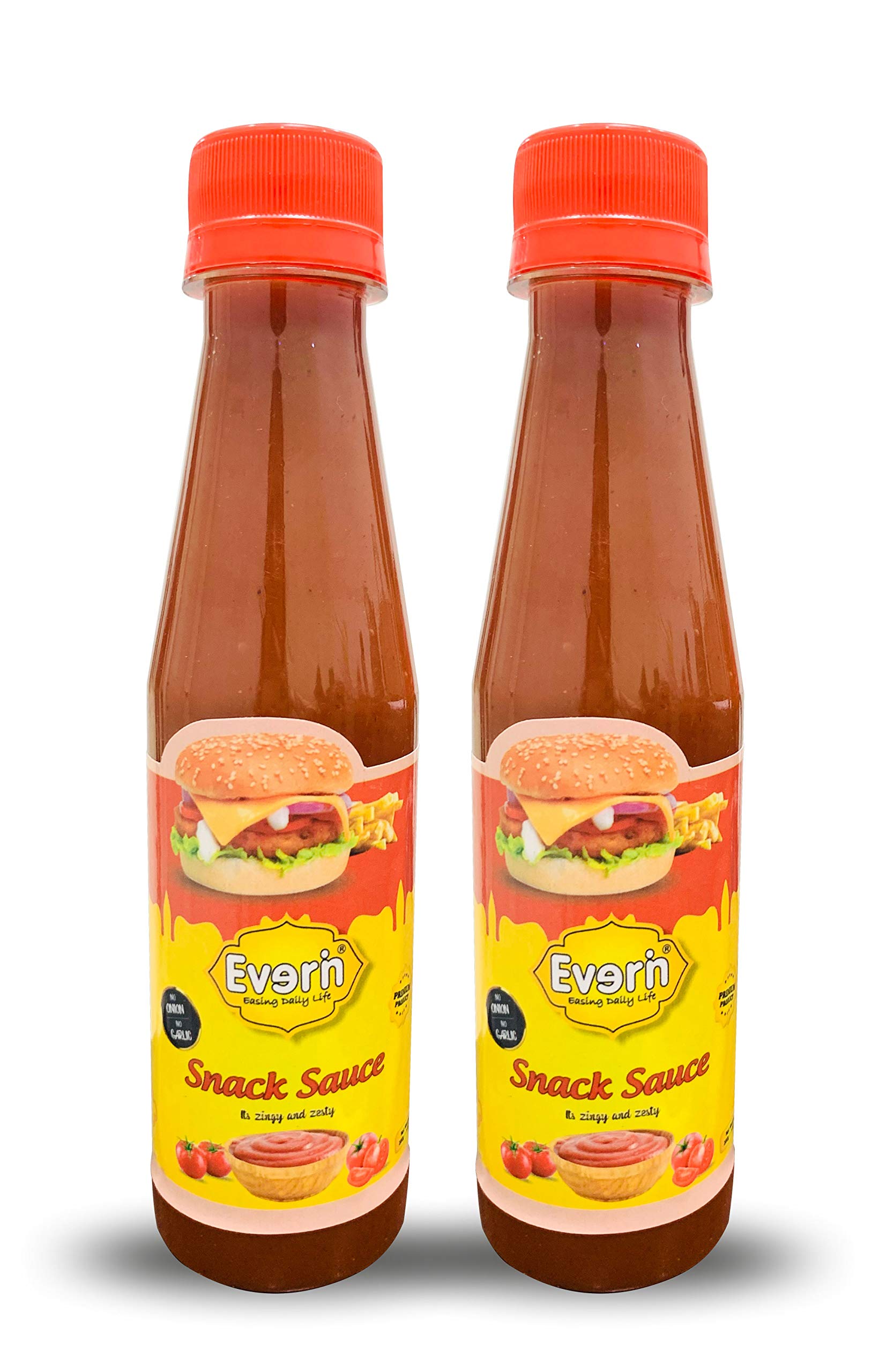 Everin Zingy and Zesty Snack Sauce (No Onion Garlic) : 200 grams - Pack of 2 (B08H4RKKY6) Amazon Price History, Amazon Price Tracker