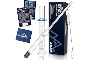 Brewing Hydrometer Alcohol Tester Kit for Beer and Wine