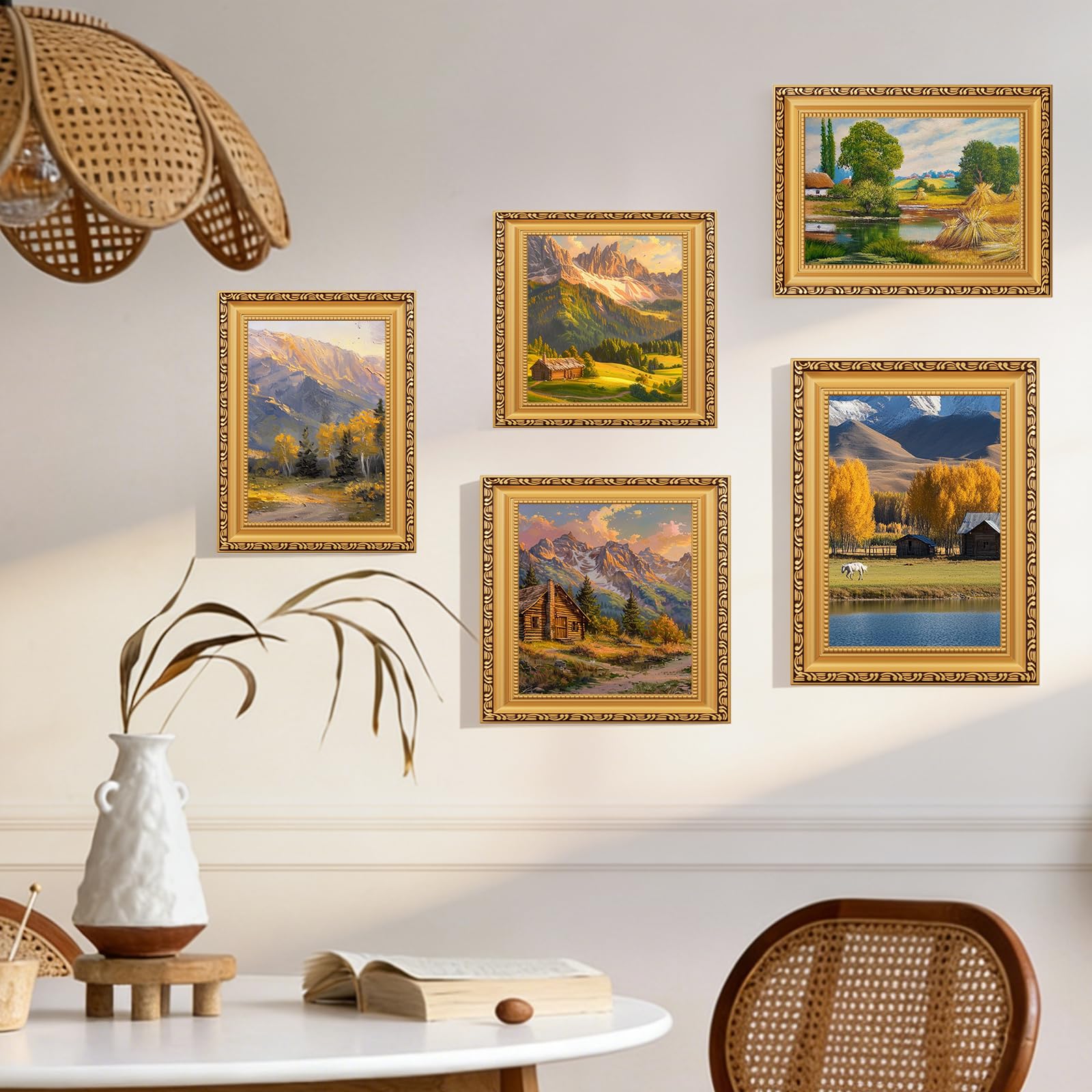 Best Traditional Picture Frame Picks for 2026 5 CandyDream 5×7 Picture Frame Set of 2 - Gold Picture Frames for Wall and Tableto — product photo