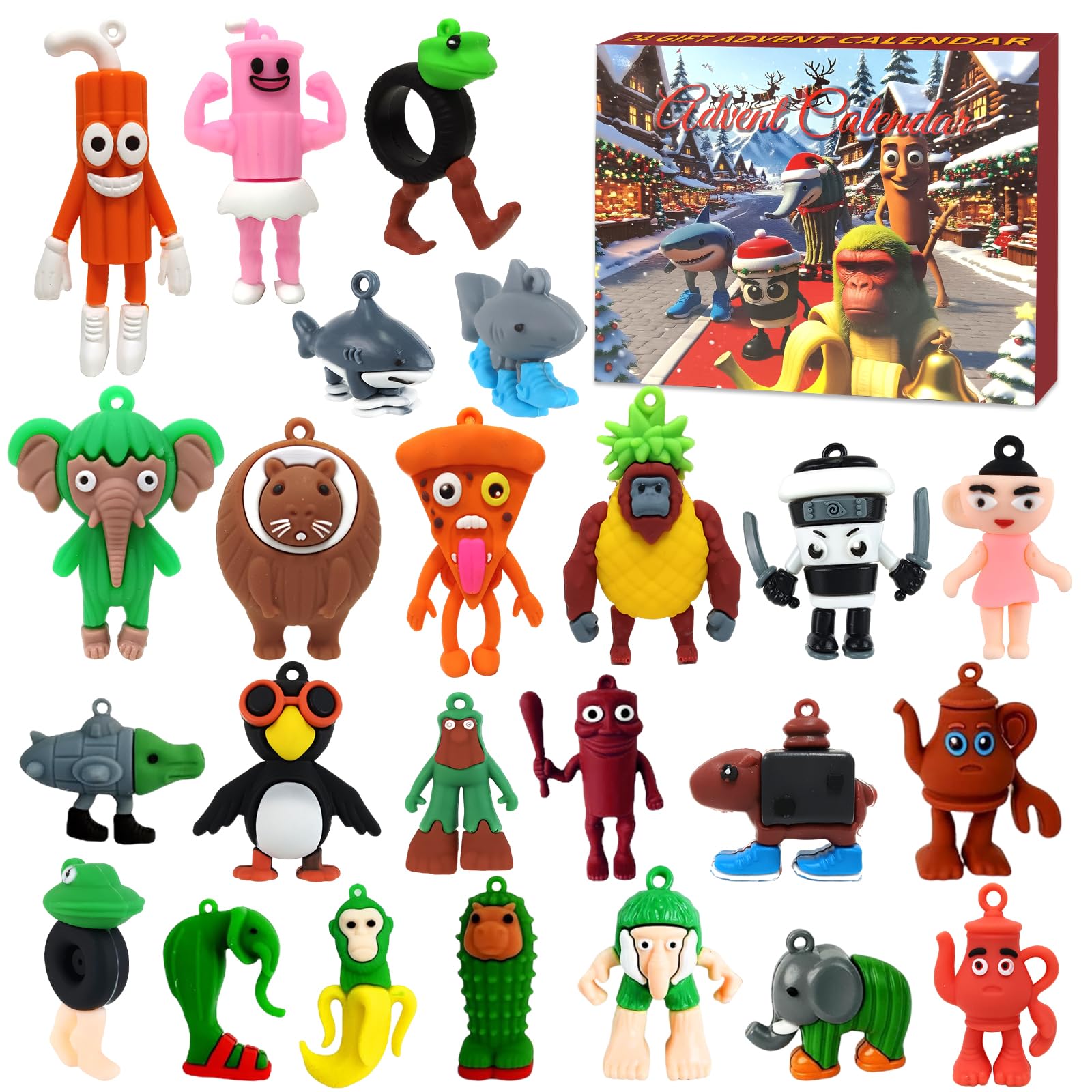 24 Pièces Italian Brainrot Figurines, Tralalero Brain Rot Figurine Jouets Tralalero en 3D Brainrot Figurine Figurines de Collection Cadeau Créatif pour Collection Décoration Enfants Et Fans (C) - Les Beatles, Paul McCartney, John Lennon, RIngo Starr, George Harrison 24 Pièces Italian Brainrot Figurines, Tralalero Brain Rot Figurine Jouets Tralalero en 3D Brainrot Figurine Figurines de Collection Cadeau Créatif pour Collection Décoration Enfants Et Fans (C)