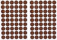 Vista 10 de Mini Skater 108 calcomanías de madera autoadhesivas para muebles de gabinete, agujeros para tornillos, suministros de decoración, 0.78 pulgadas