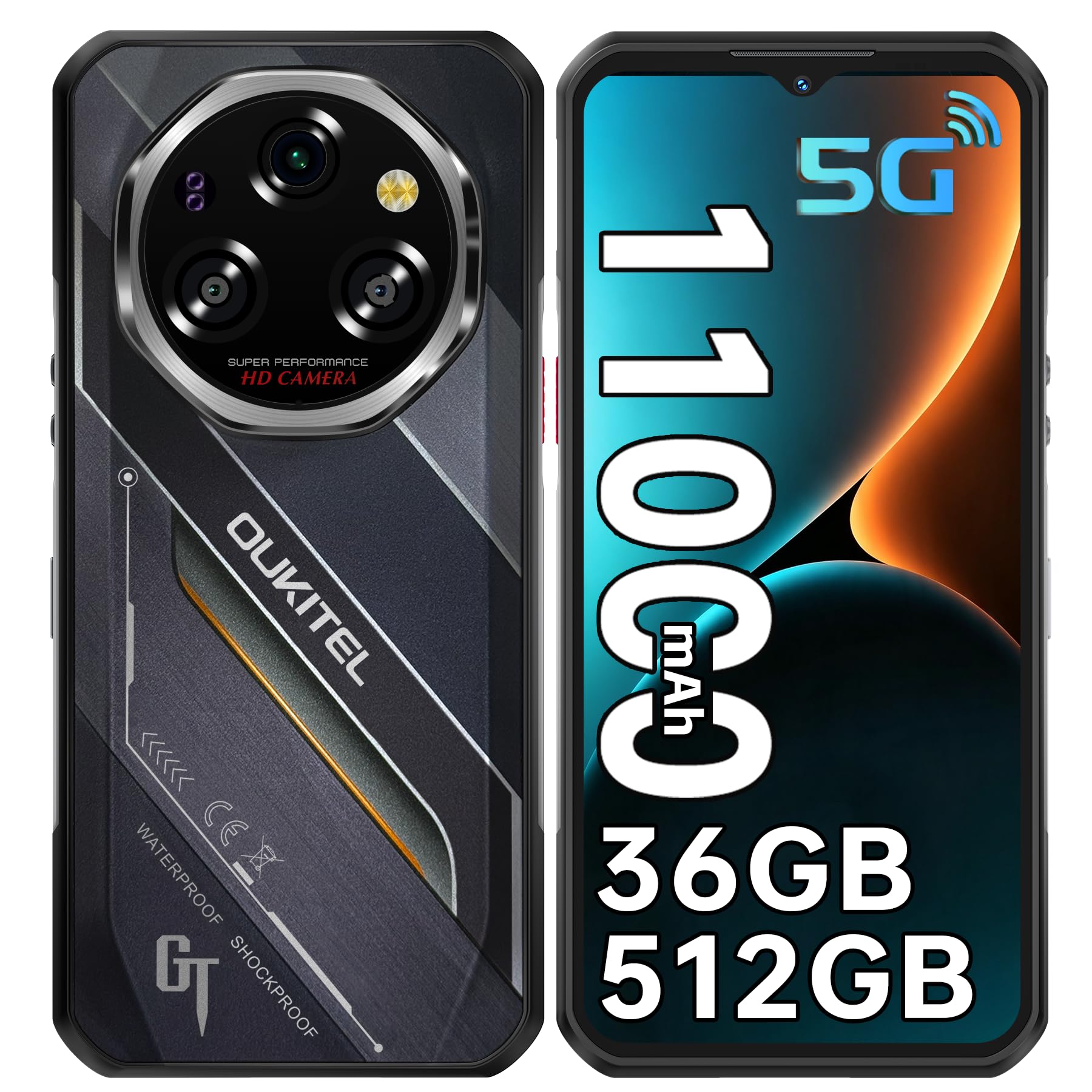 鬼レア！早い者勝ち！★タフネススマホ！OUKITEL WP62 12/512★ Amazon | OUKITEL WP62 5G タフネススマホ 本体 SIMフリー スマホ 33W