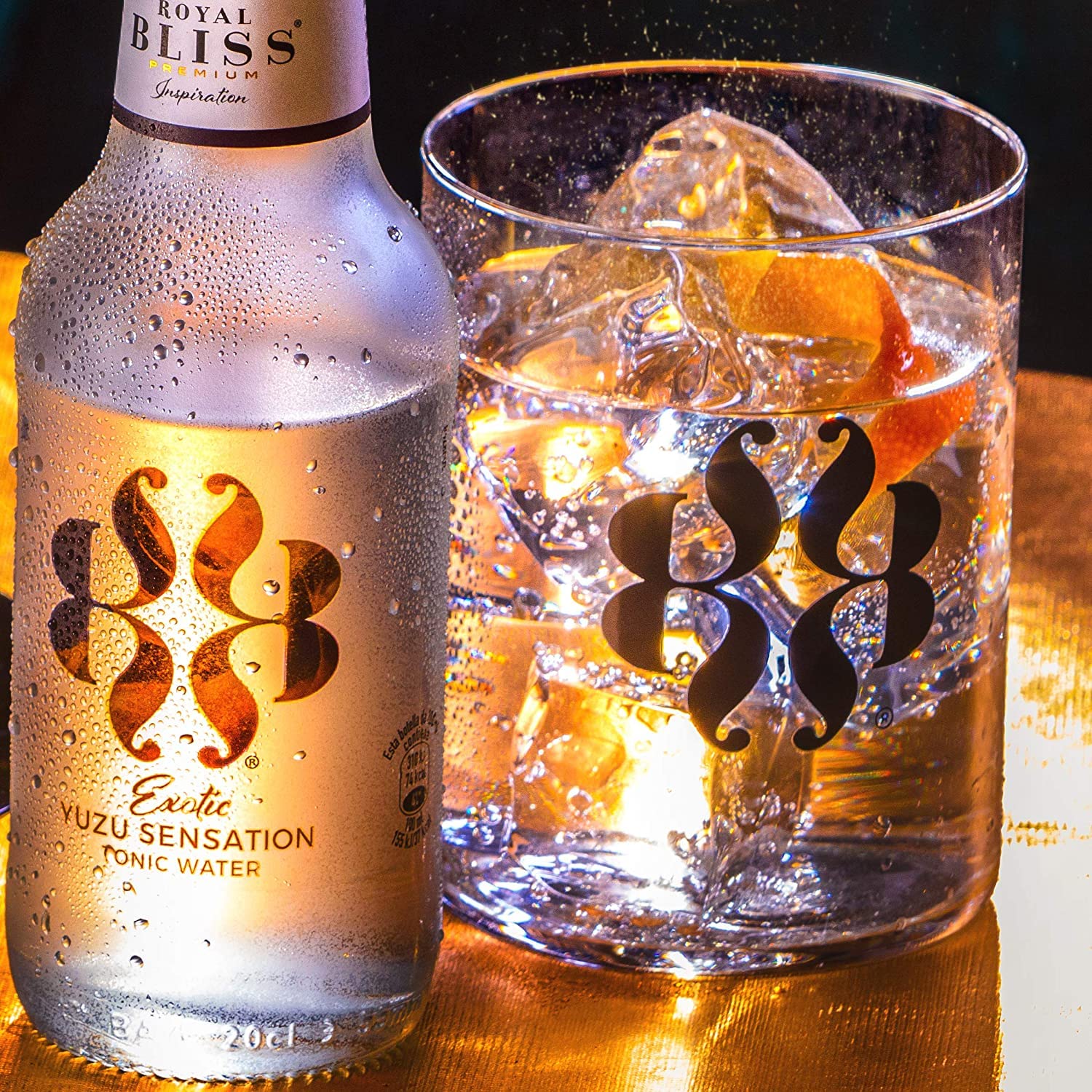 Royal Bliss - Exotic Yuzu Sensation - Tonic Water mit Yuzu-Geschmack - Glasflasche 24 Stück à 200 ml