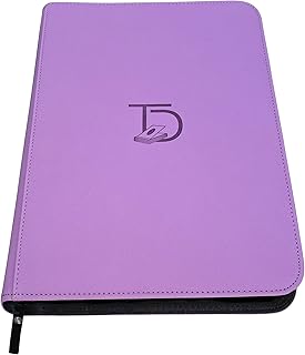 TopDeck 500 Card Pocket Binder | 9 Pocket Trading Cards Album | Side Load Sleeves | POKÉMON/MTG/Yugioh/TCG Folder | Trading & Sports Holder | (Purple)