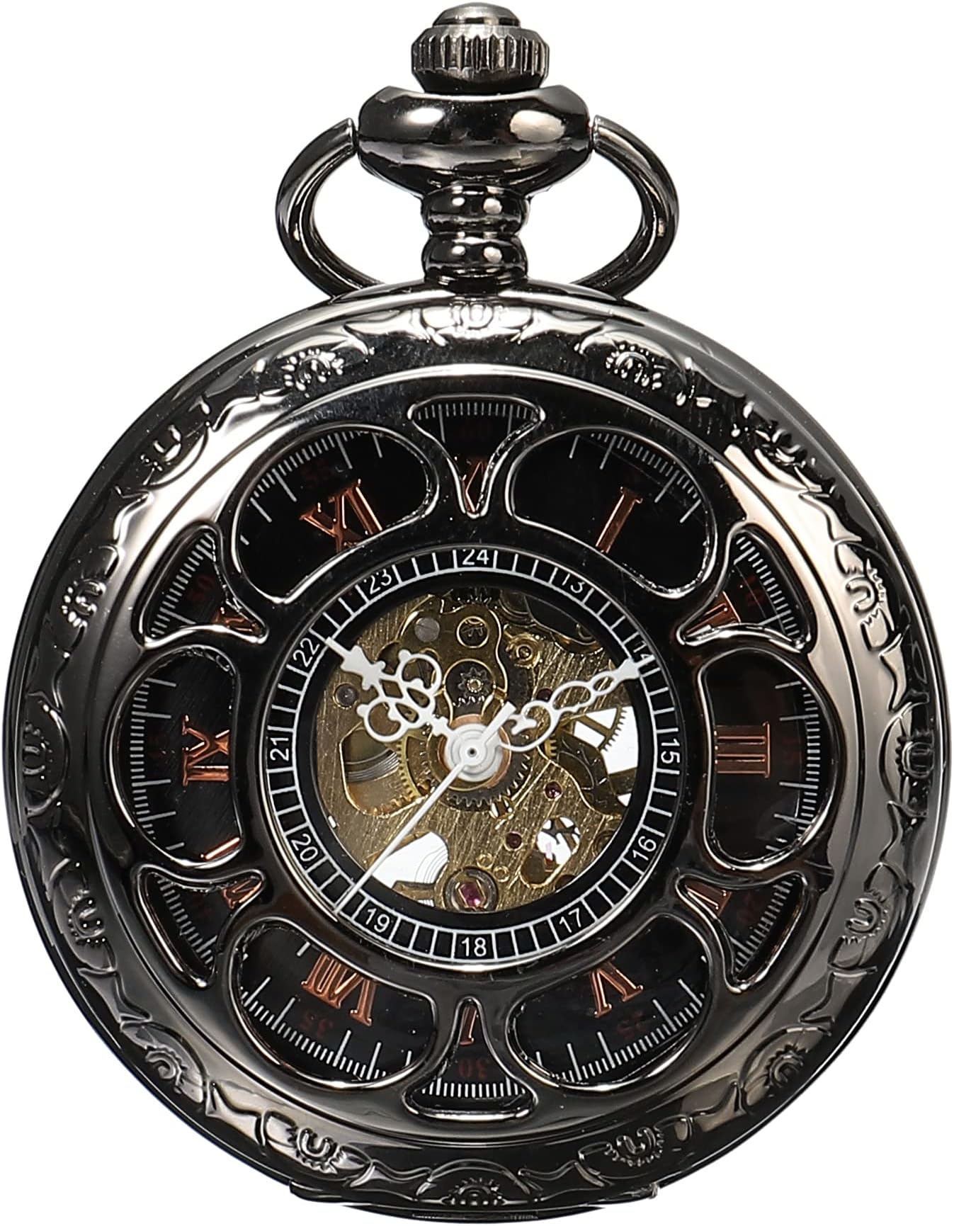 OROLOGIO DA TASCA meccanico 1924 argento art deco medana con