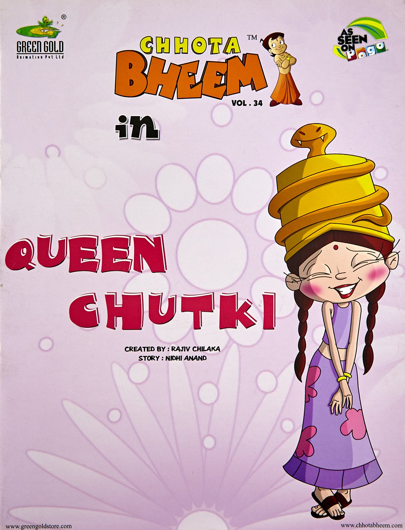 Buy Chhota Bheem in Queen Chutki - Vol. 34 Book Online at Low Prices in  India | Chhota Bheem in Queen Chutki - Vol. 34 Reviews & Ratings - Amazon.in