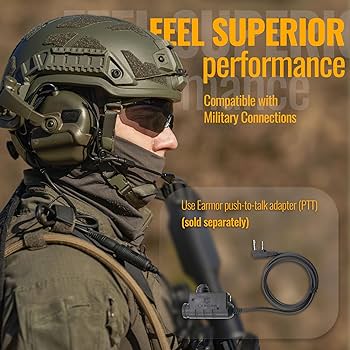 Amazon.com : EARMOR M32X Tactical Headset for Helmet with ARC Rail Amazon.com : EARMOR M32X Tactical Headset for Helmet with ARC Rail