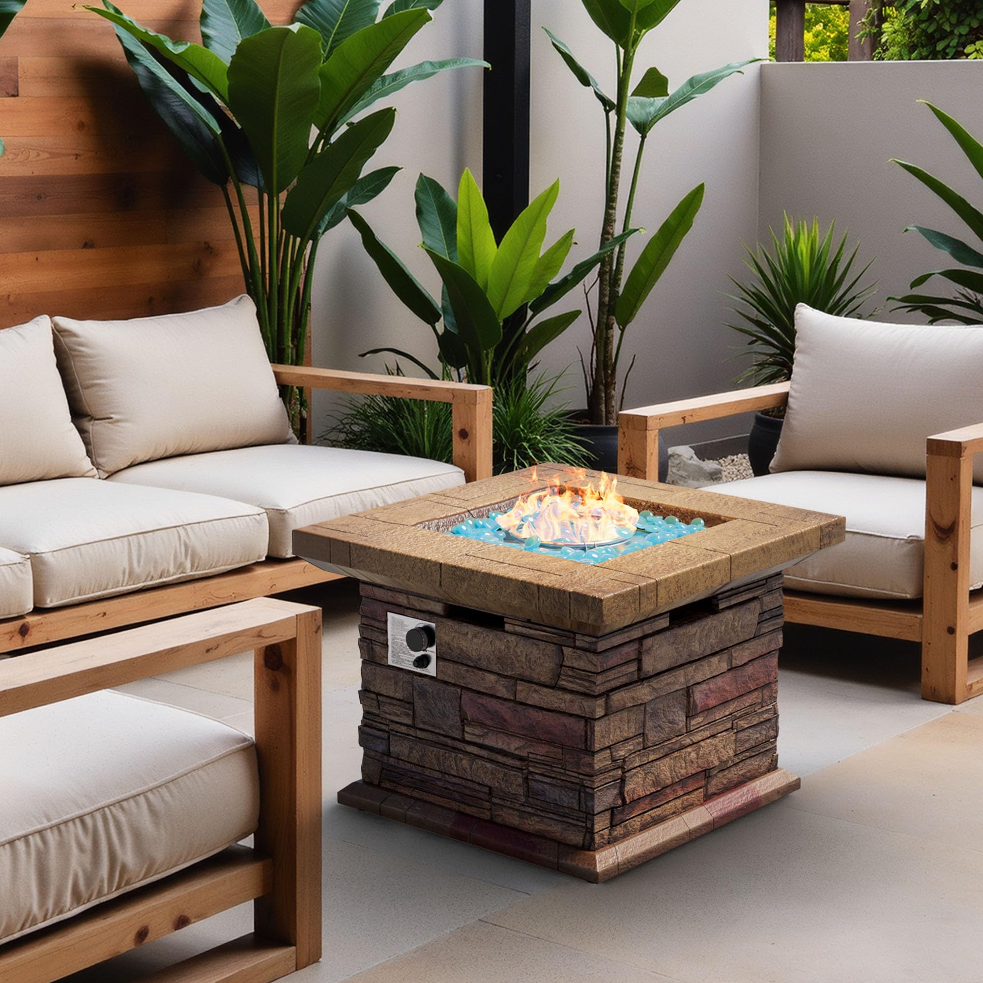 SUNBURY Stonecrest 32 Outdoor Propane Fire Pit