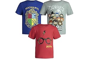 3 Pack Pullover T-Shirts for Harry Potter Boys