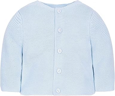 newborn blue cardigan