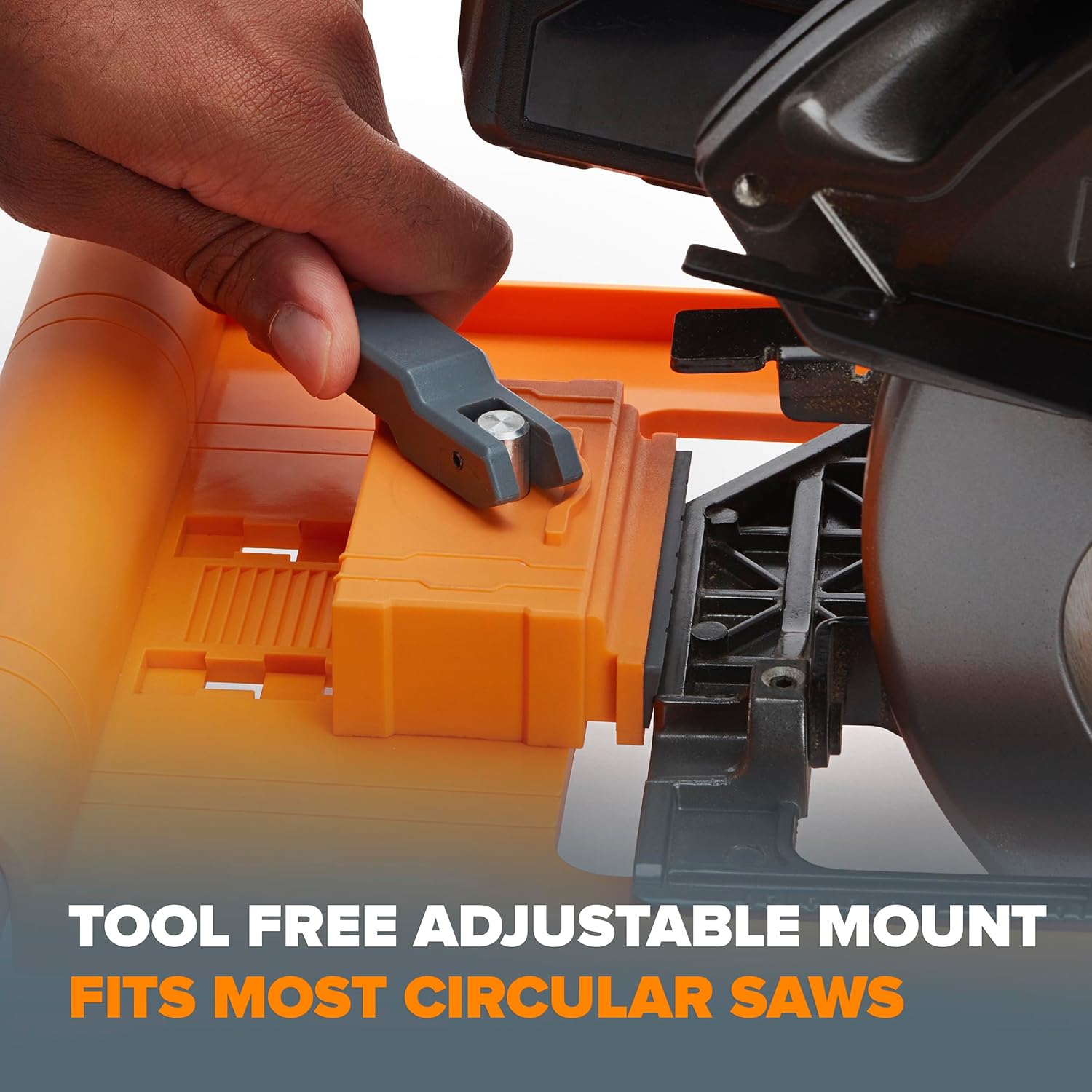 BORA NGX Twin Rail Rip Cut Circular Saw Guide Rail System with Crosscut sled Makes Consistent Straight Repeatable Rip Cuts up to a Half-sheet of Plywood Using a Rip Guide for Circular Saw - 546250