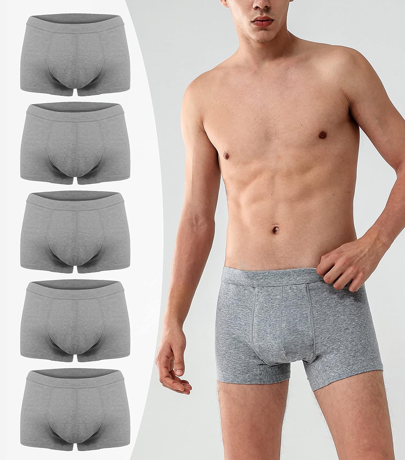 Battewa Washable Urinary Incontinence Regular Boxer Brief