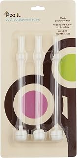 ZoLi BOT Weighted Straw Sippy Cup Replacement Straws | 3-Pack, fits BOT 6 oz and 9 oz Cups