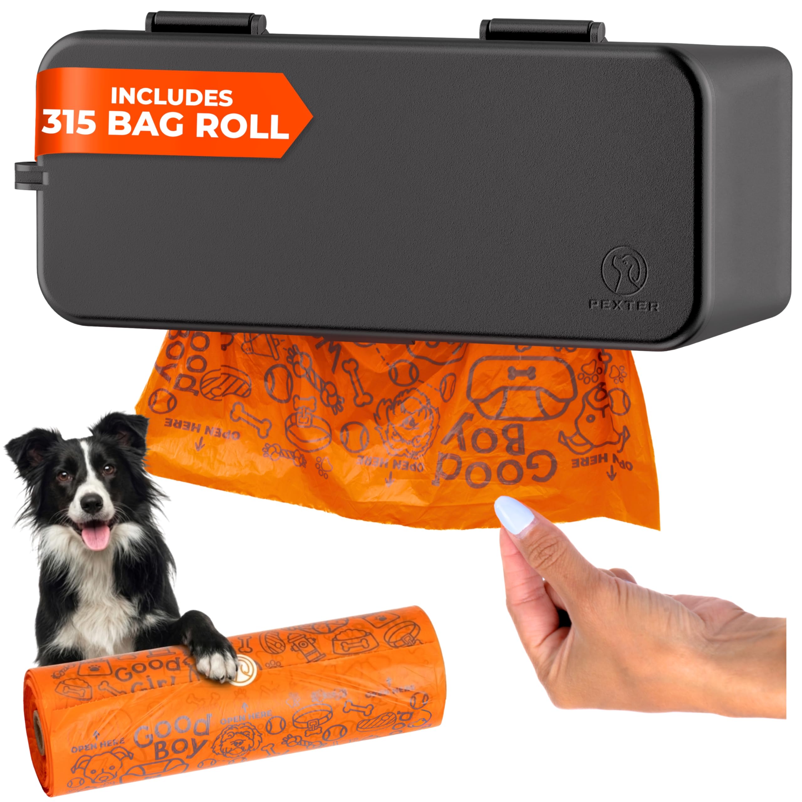 PEXTER Large Roll Poop Bag Dispenser
