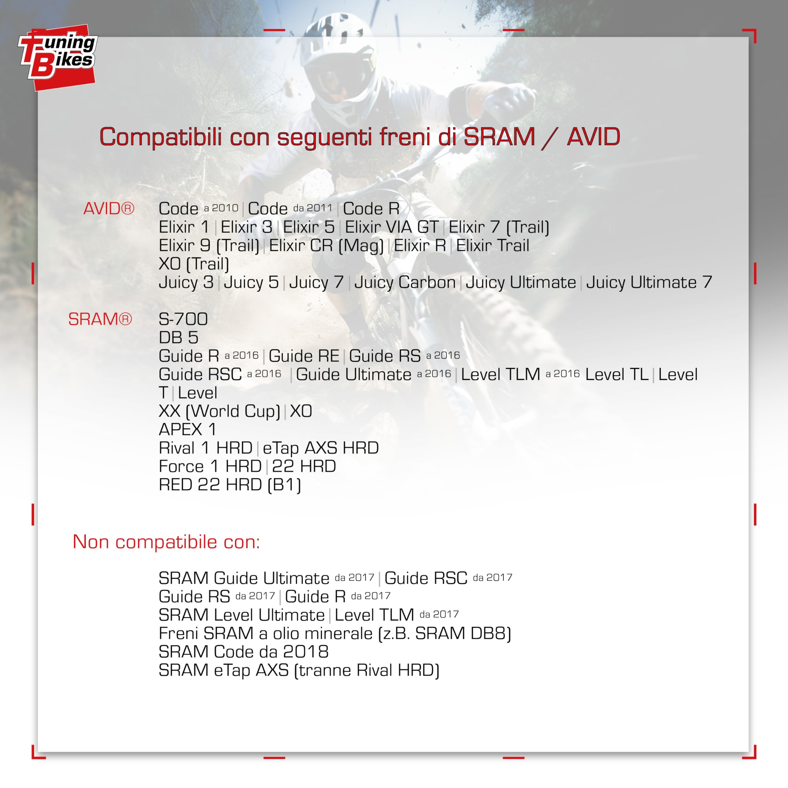 TB kit spurgo/kit da manutenzione per freni a disco di SRAM/AVID - set di spurgo con liquido per freni 5.1 di biciclette
