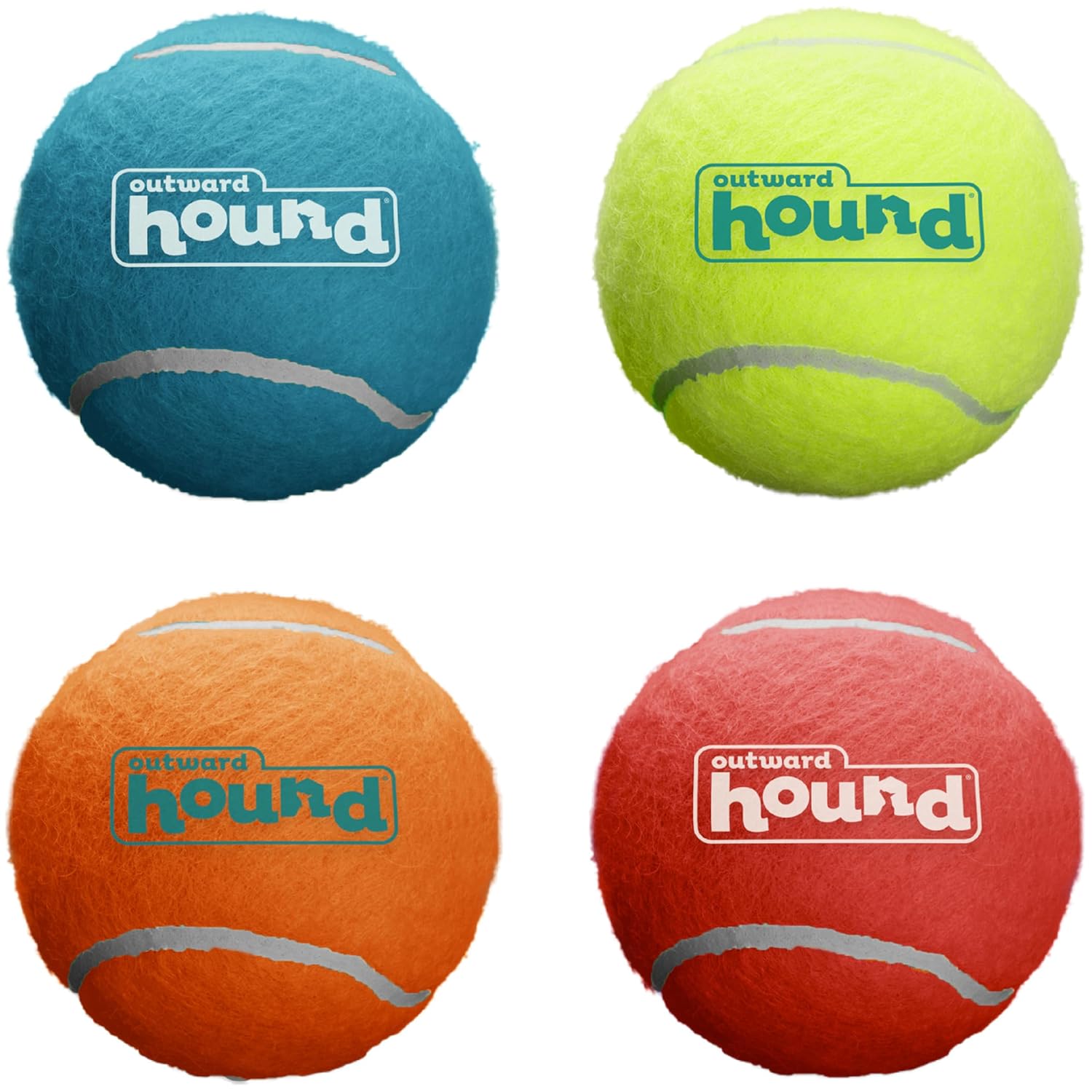 Outward Hound Squeaker Ballz 4 pack medium size